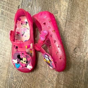 Disney Minnie & Daisy Pink Jelly Sandals